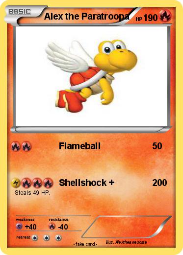 Pokemon Alex the Paratroopa