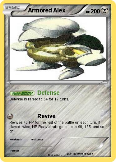 Pokemon Armored Alex