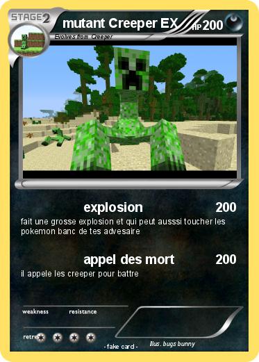 Pokemon mutant Creeper EX