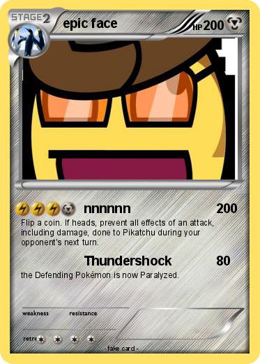 Pokemon epic face