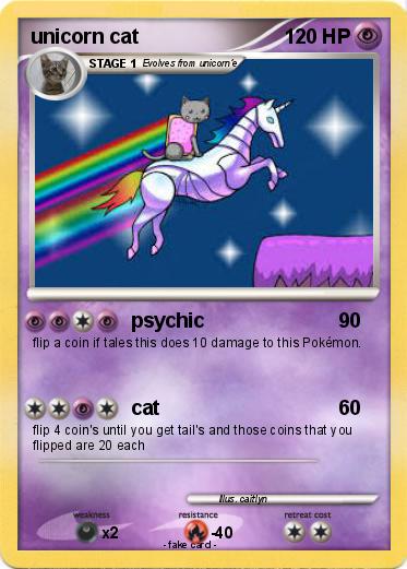 Pokemon unicorn cat
