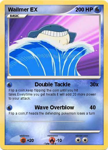 Pokemon Wailmer EX