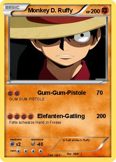 Pokemon Monkey D. Ruffy