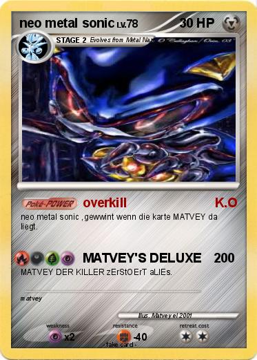 Pokemon neo metal sonic