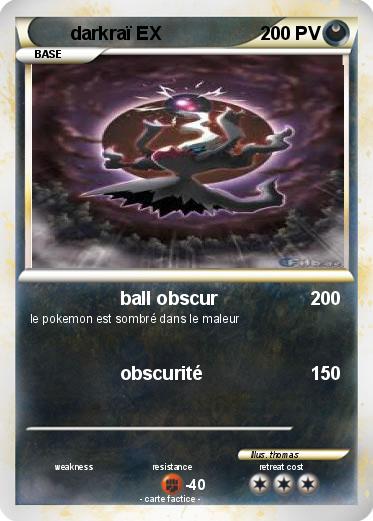 Pokemon darkraï EX