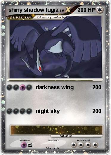 Pokemon shiny shadow lugia