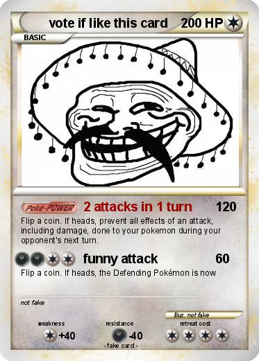 Pokemon vote if like this card