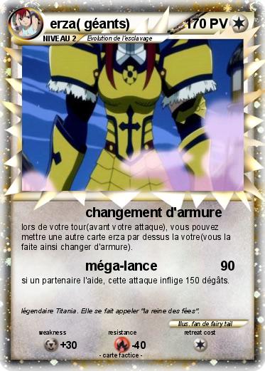 Pokemon erza( géants)