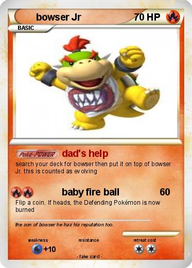 Pokemon bowser Jr