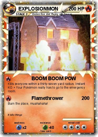 Pokemon EXPLOSIONMON
