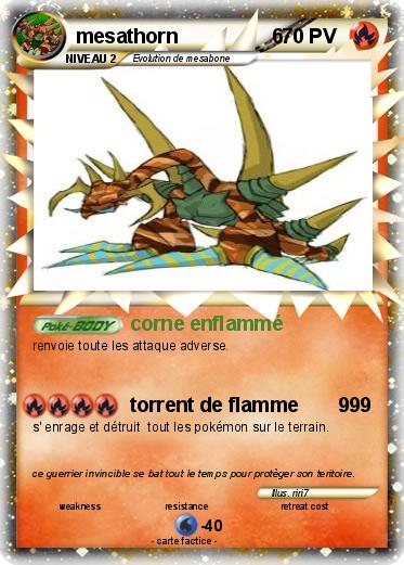 Pokemon mesathorn                 6
