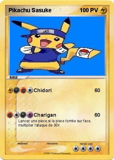 Pokemon Pikachu Sasuke