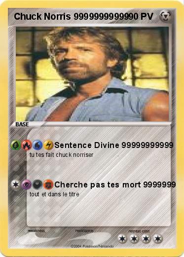 Pokemon Chuck Norris 99999999999