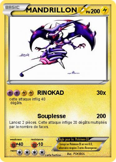 Pokemon MANDRILLON