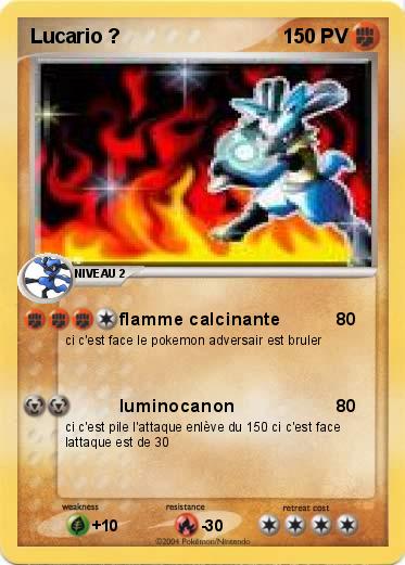 Pokemon Lucario ?