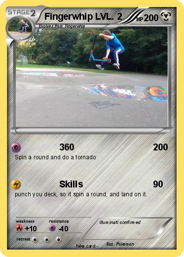 Pokemon Fingerwhip LVL. 2