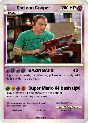 Pokemon Sheldon Cooper
