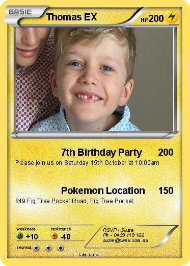 Pokemon Thomas EX