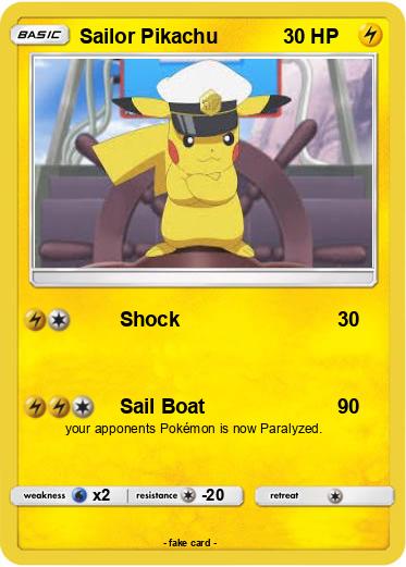 Pokemon Sailor Pikachu