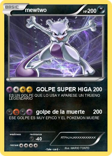 Pokemon mewtwo