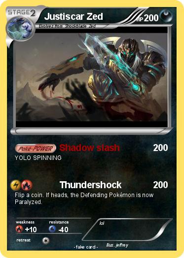 Pokemon Justiscar Zed