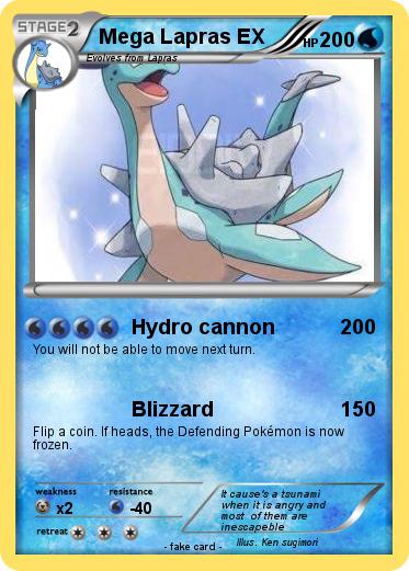 Pokemon Mega Lapras EX