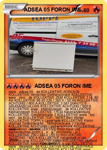 Pokemon ADSEA 05 FORON IME