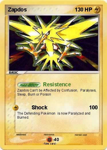 Pokemon Zapdos