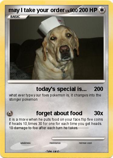 Pokemon may I take your order
