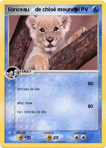 Pokemon lionceau    de chloé mouney
