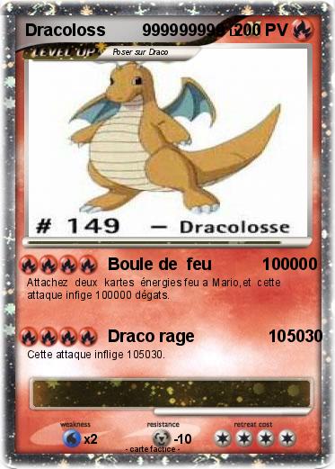 Pokemon Dracoloss        999999999