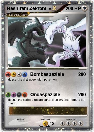 Pokemon Reshiram Zekrom