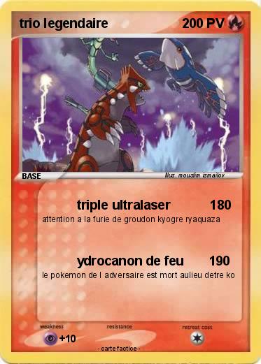 Pokemon trio legendaire