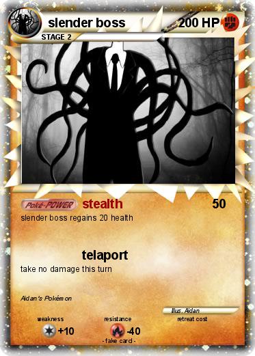 Pokemon slender boss