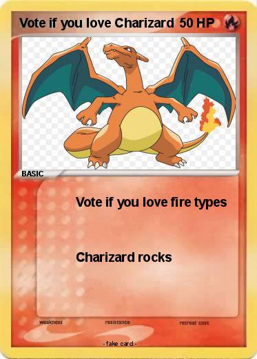 Pokemon Vote if you love Charizard