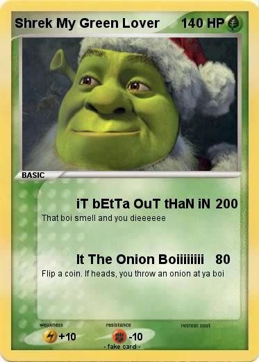 Pokemon Shrek My Green Lover