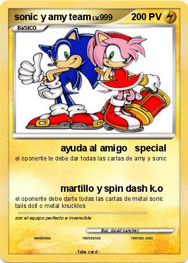 Pokemon sonic y amy team