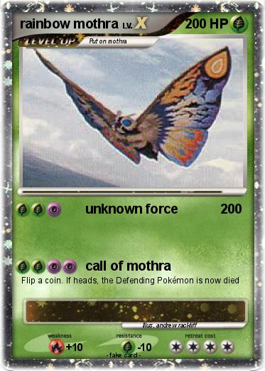 Pokemon rainbow mothra