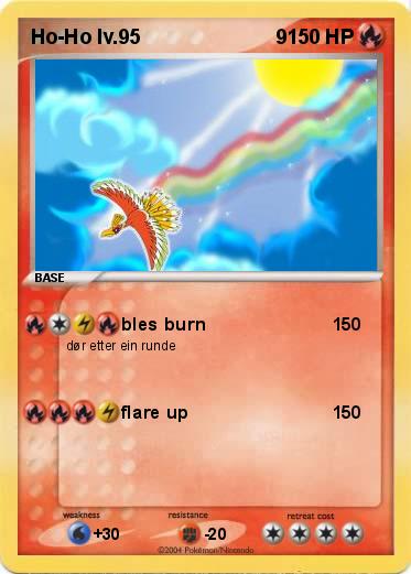 Pokemon Ho-Ho lv.95                        9     