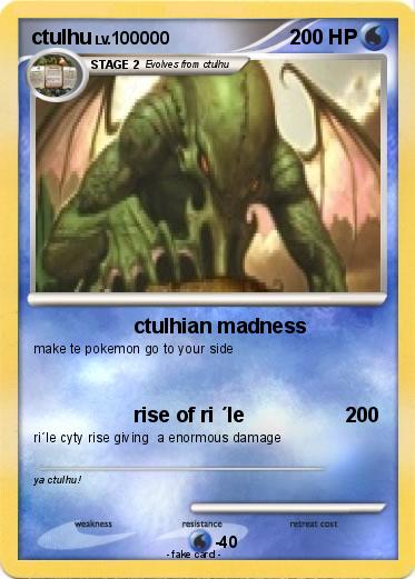 Pokemon ctulhu