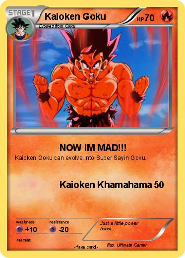 Pokemon Kaioken Goku