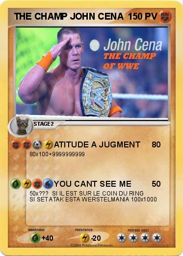 Pokemon THE CHAMP JOHN CENA
