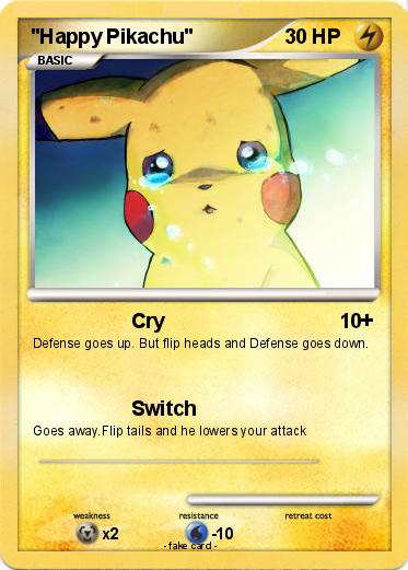 Pokemon "Happy Pikachu"