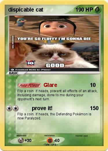 Pokemon dispicable cat