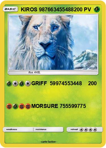 Pokemon KIROS 987663455488