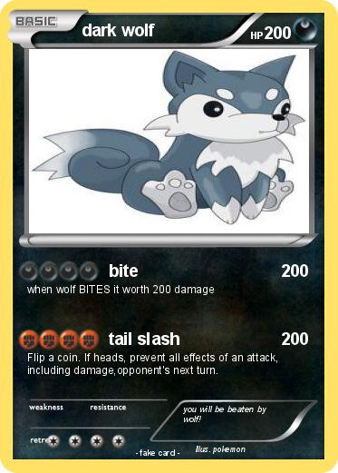 Pokemon dark wolf