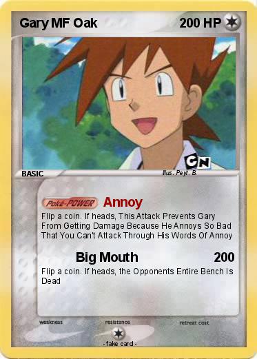 Pokemon Gary MF Oak