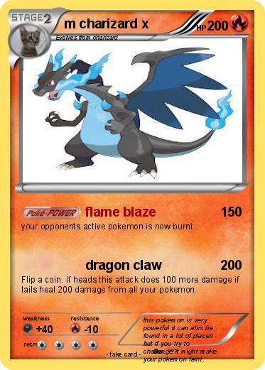 Pokemon m charizard x