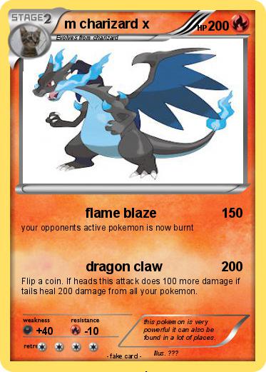 Pokemon m charizard x