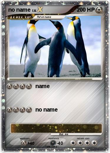 Pokemon no name